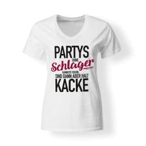 schlagerfans-tshirt-v-damen-party-schlager-kacke-weiss