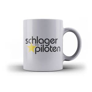 Tasse silber metallic Die Schlagerpiloten