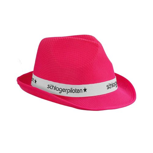 Schlagerpiloten Hut Pink