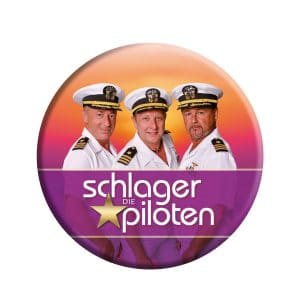 Magnet Button Schlagerpiloten 3er Set