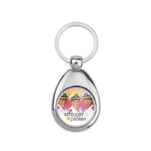 Schlüsselanhänger Schlagerpiloten Santo Domingo rund