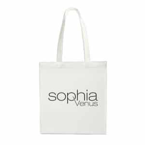 Stofftasche Sophia Venus Logo weiß