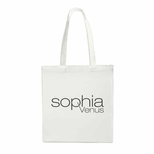 Stofftasche Sophia Venus Logo weiß