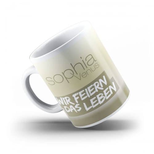 Tasse Sophia Venus Wir feiern das Leben
