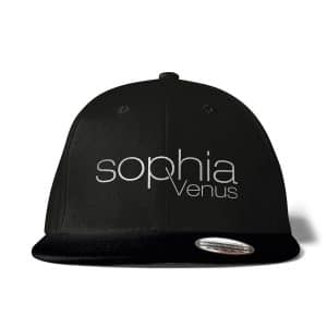 Cap Snapback Sophia Venus Schriftzug schwarz