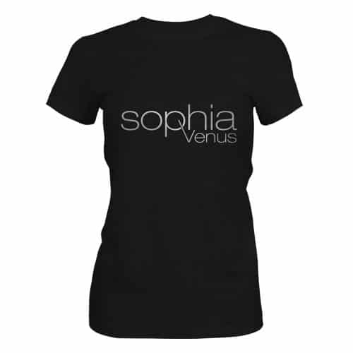 T-Shirt Damen Sophia Venus schwarz
