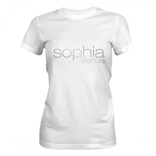 T-Shirt Damen Sophia Venus weiß