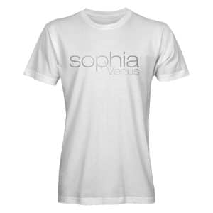 T-Shirt Herren Sophia Venus weiß