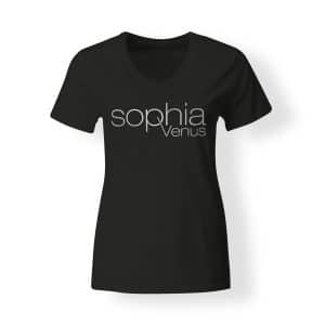 T-Shirt Damen Sophia Venus schwarz