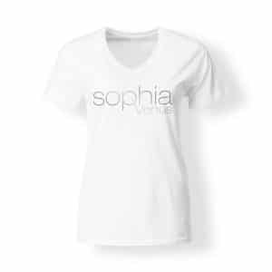 T-Shirt Damen Sophia Venus weiß