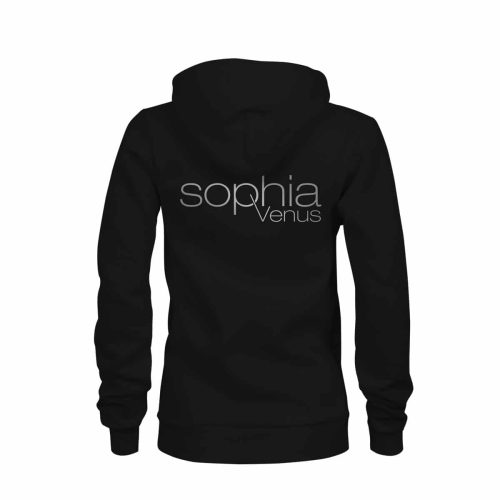 Zip Hoodie Damen Sophia Venus schwarz