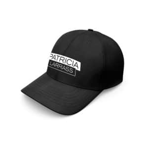 baseball cap patricia larras logo schwarz