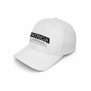 baseball cap patricia larras logo weiss