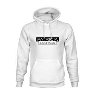 hoodie unisex patricia larras weiß