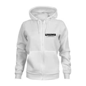 zip hoodie patricia larras weiß