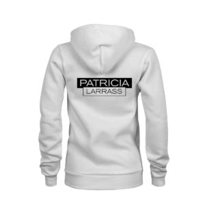 zip hoodie patricia larras weiß
