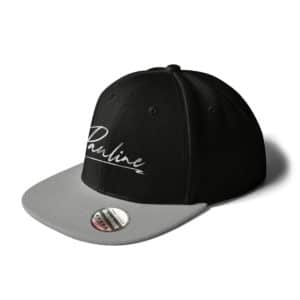 Cap Snapback Pauline grau schwarz