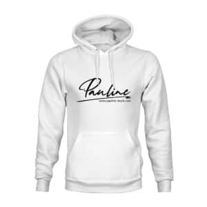 Hoodie Pauline Unisex weiß
