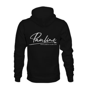 Pauline Zip Hoodie Unisex schwarz