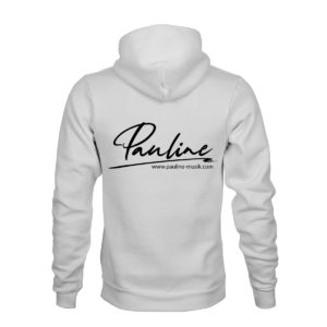 Pauline Zip Hoodie Unisex weiß