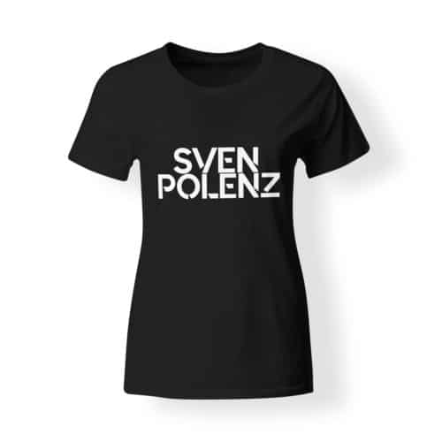 T-Shirt Damen Sven Polenz schwarz
