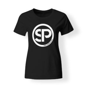 T-Shirt Damen Sven Polenz schwarz