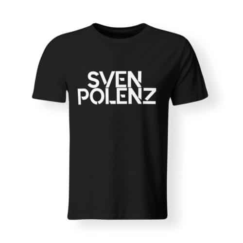 T-Shirt Herren Sven Polenz schwarz