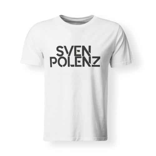 T-Shirt Herren Sven Polenz weiß