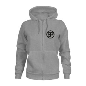 zip hoodie damen sven polenz grau