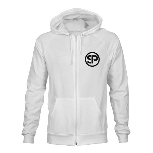 zip hoodie unisex sven polenz weiß