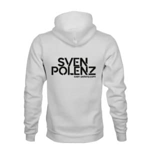 zip hoodie unisex sven polenz weiß