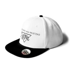 Sebastian von Mletzko Cap Snapback weiss schwarz