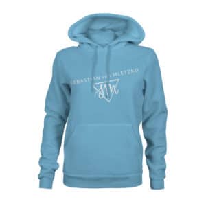 Sebastian von Mletzko Hoodie Damen hellblau