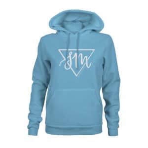 Sebastian von Mletzko Hoodie Damen hellblau