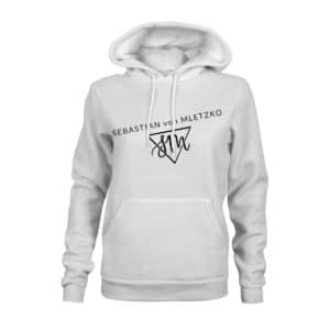 Sebastian von Mletzko Hoodie Damen weiss