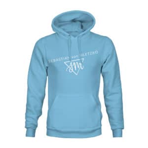 Sebastian von Mletzko Hoodie Unisex hellblau