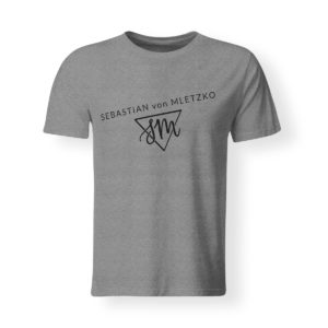 Sebastian von Mletzko T-Shirt Herren grau