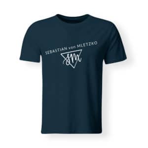 Sebastian von Mletzko T-Shirt Herren navy