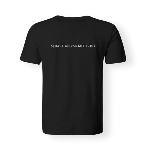Sebastian von Mletzko T-Shirt Herren V Neck schwarz