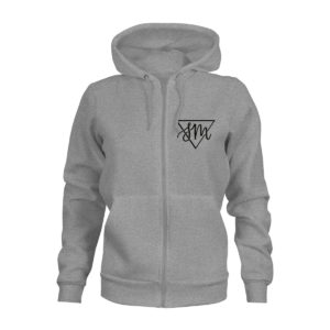 Sebastian von Mletzko ZIP Hoodie Damen grau