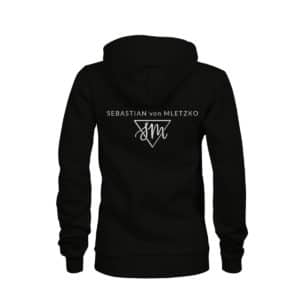 Sebastian von Mletzko ZIP Hoodie Damen schwarz