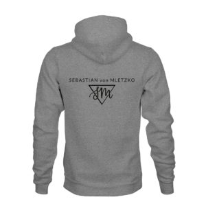 Sebastian von Mletzko ZIP Hoodie Herren grau