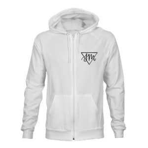 Sebastian von Mletzko ZIP Hoodie Herren Weiss