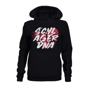 Hoodie Damen Schlager DNA schwarz