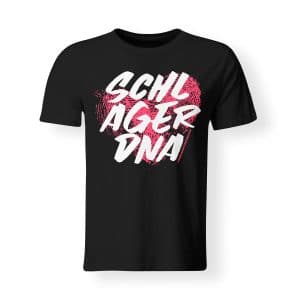T-Shirt Herren Schlager DNA schwarz