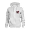 ZIP Hoodie Damen Schlager DNA weiß