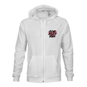 ZIP Hoodie Schlager DNA weiß