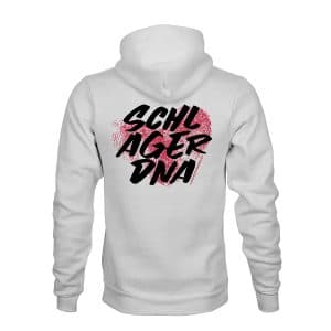 ZIP Hoodie Schlager DNA weiß