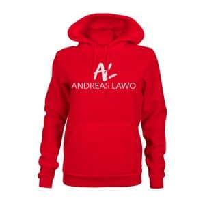 Andreas Lawo Hoodie Damen rot