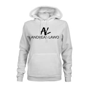 Andreas Lawo Hoodie Damen weiß